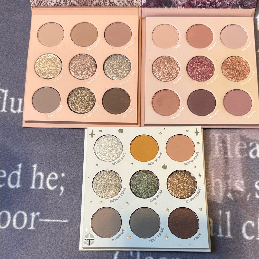 ColourPop Exclusive Eyeshadow Trio: Taupe, Mauve, Mandalorian